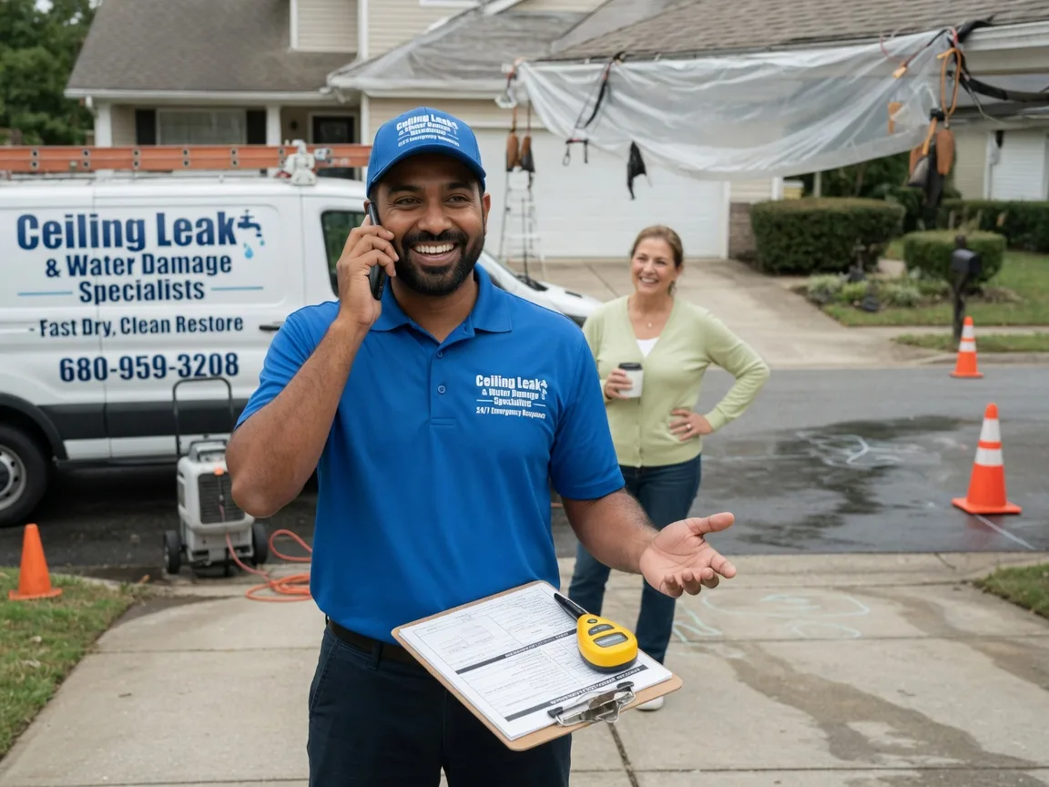Ceiling Leak Cleanup Mashantucket, CT FAQs